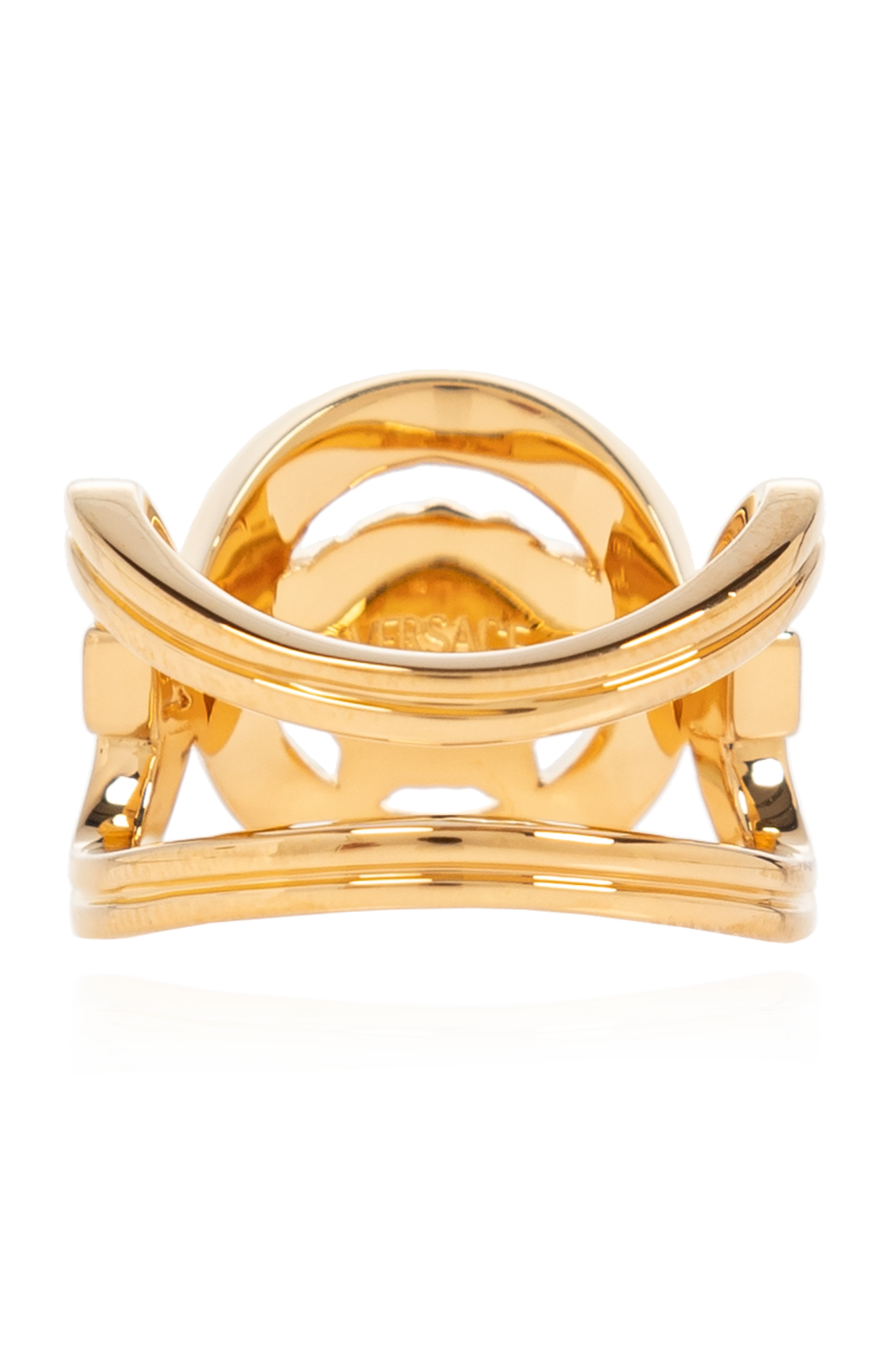 Gold Ring with logo Versace - Vitkac Canada